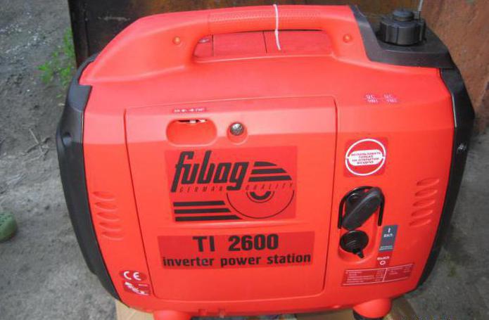 Fubag TI 2600: विनिर्देशों, फ़ोटो और समीक्षाएं