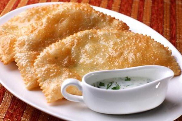 Crimean chebureks, नुस्खा 