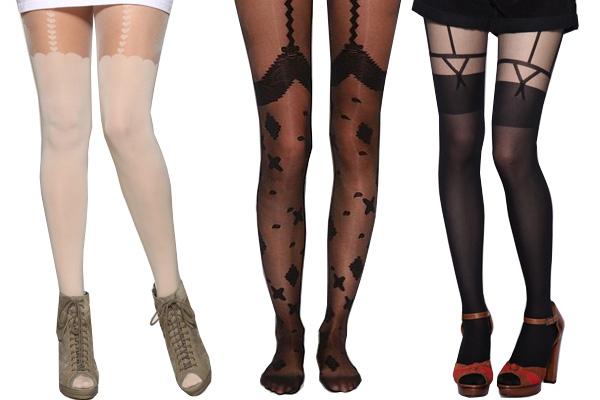 जूते की नकल के साथ कैसे pantyhose पहनने के लिए?